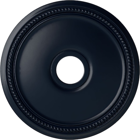 Ekena Millwork Diane Ceiling Medallion (Fits Canopies up to 5 3/8"), 18"OD x 3 5/8"ID x 1 1/8"P, Midnight Dream CM18DIMDF